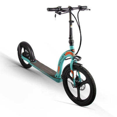 Off Road Big Wheel Electric Scooter With Pedals Assisted RICH BIT H100 Front 20" Rear 16"